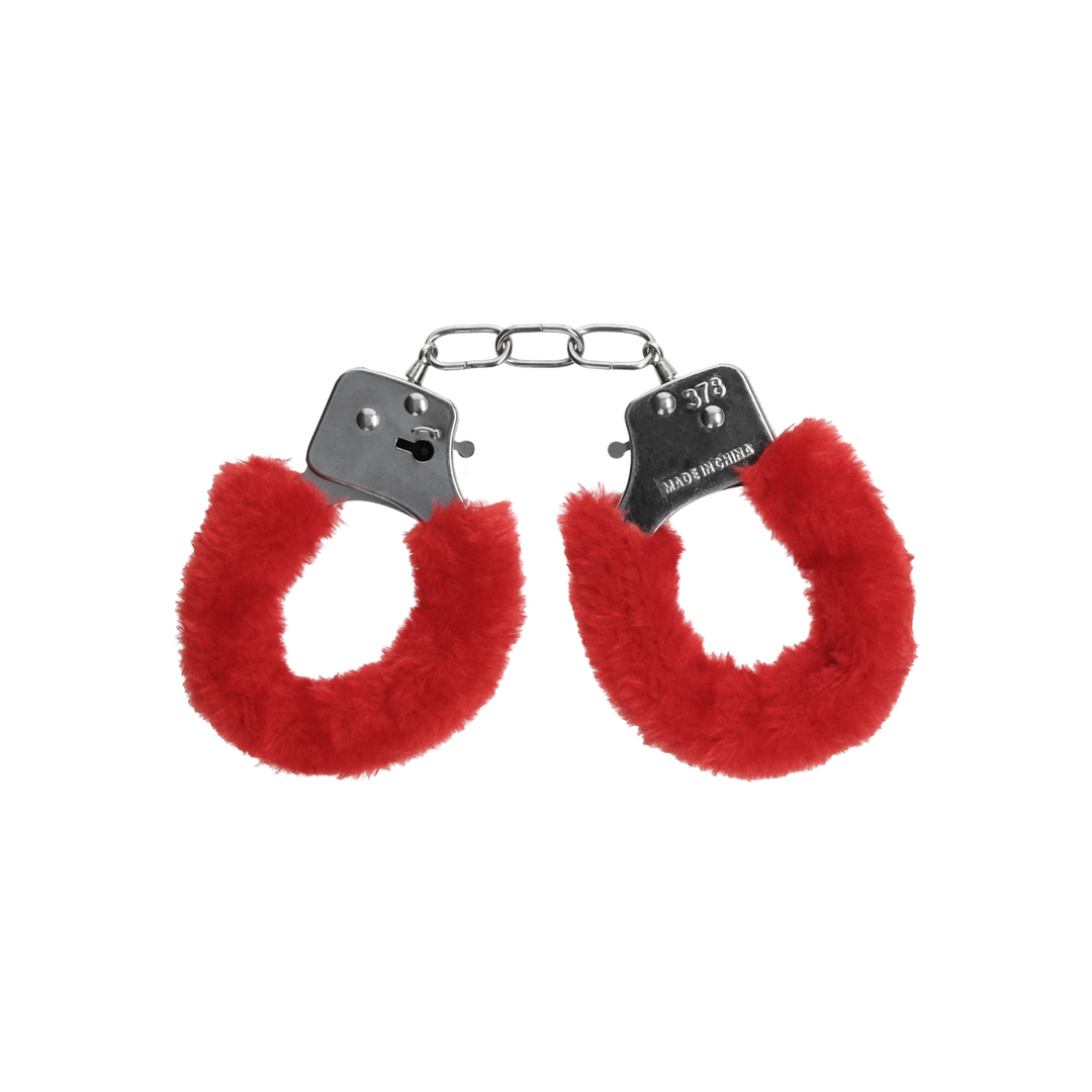 Pleasure Handcuffs Furry Red – Playful, Safe & Comfortable