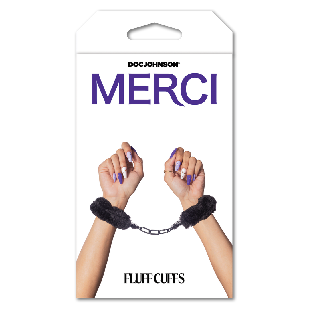 Fluff Cuffs Schwarz – Weiche Fellfesseln für Komfort und Kontrolle