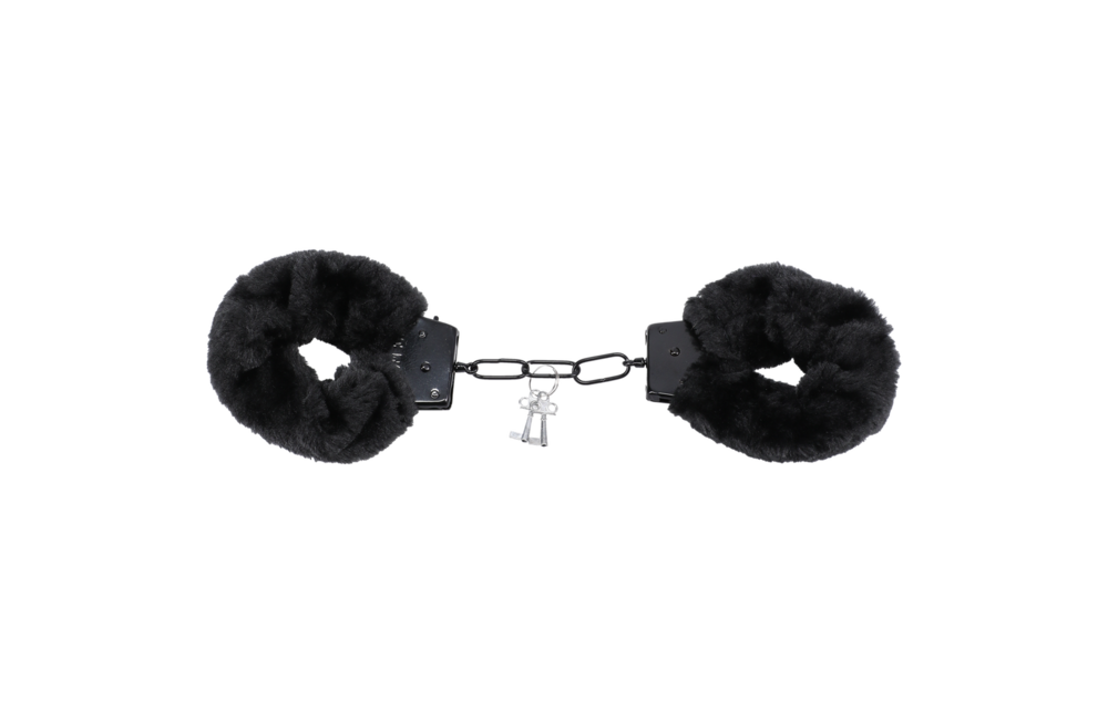 Fluff Cuffs Zwart - Zachte Bontboeien Voor Comfort & Controle