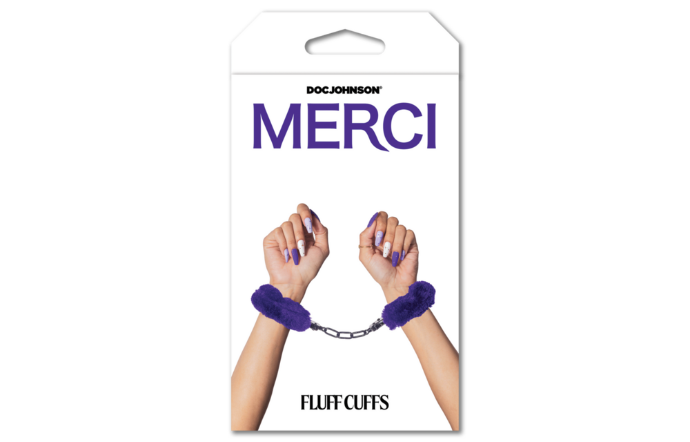Fluff Cuffs Lila | Weiche, sichere Bondage-Handschellen