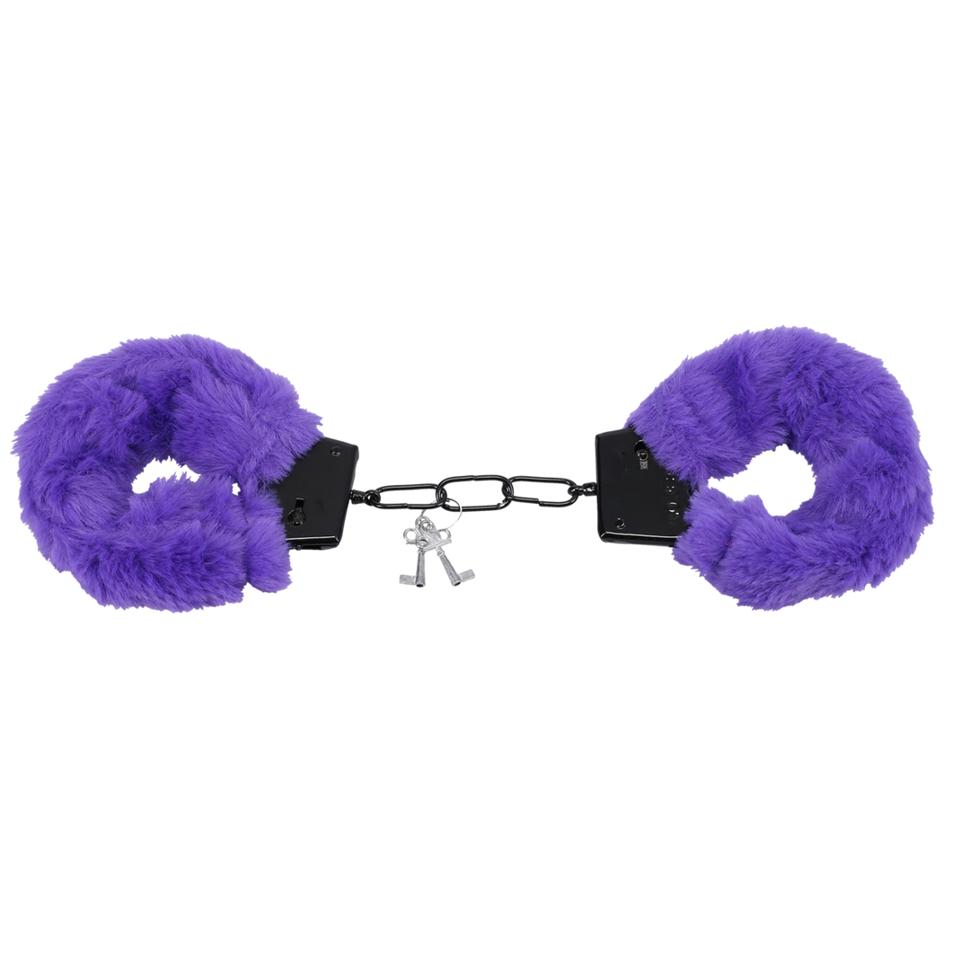 Fluff Cuffs Paars | Zachte, Veilige Bondage Handboeien