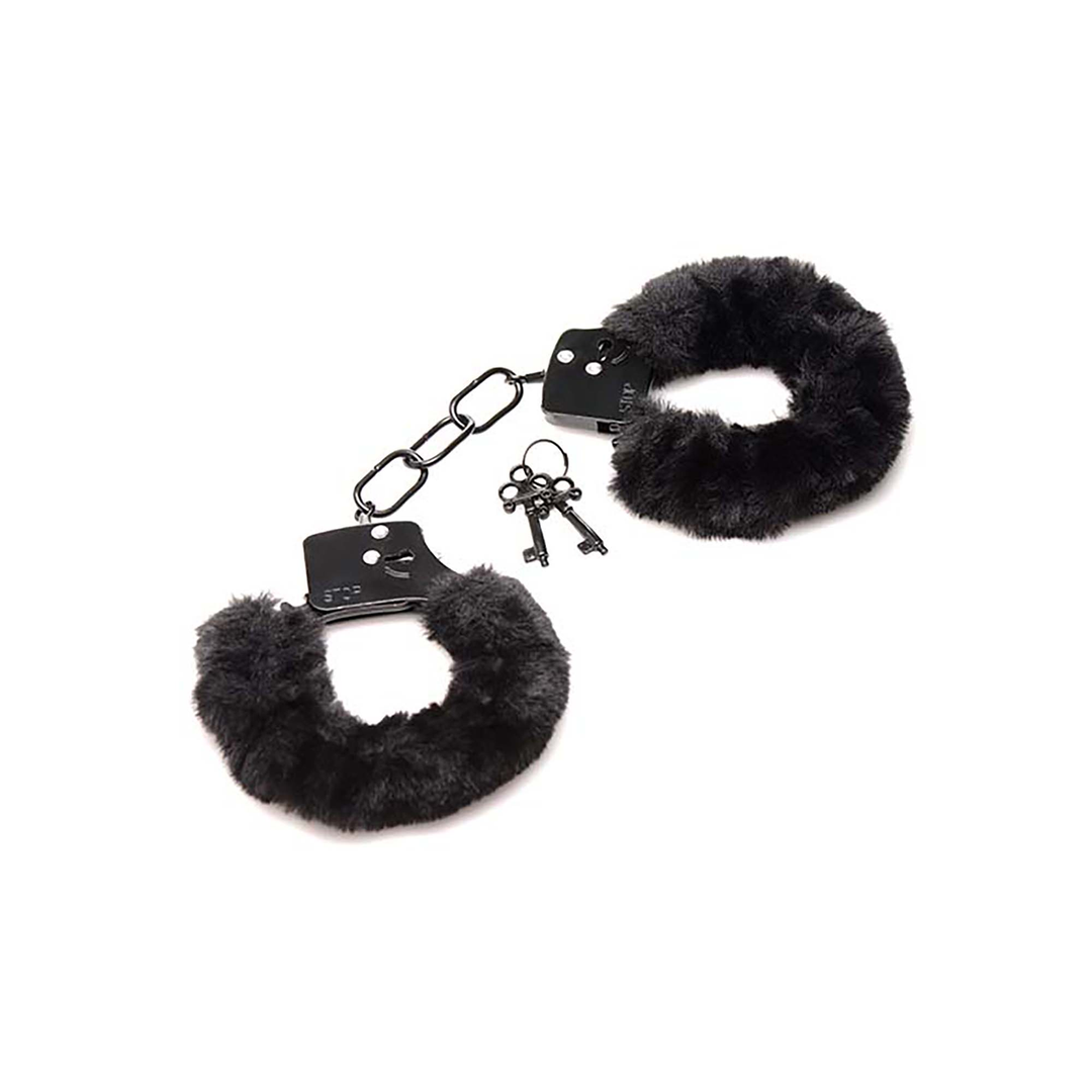 Fur-Covered Hairy Handcuffs - Soft, Safe & Sensual