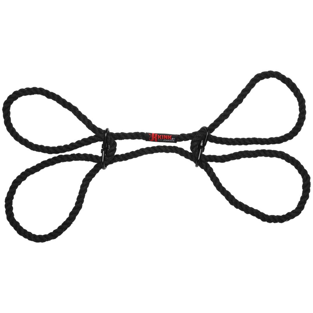 Restrict 6Mm Black Hemp Wrist & Ankle Cuffs – Comfortable