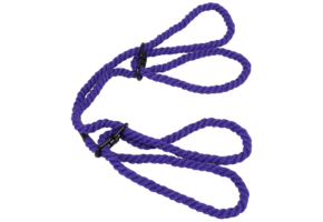 Restrict 6mm Hemp Cuffs Purple – Safe & Comfortable
