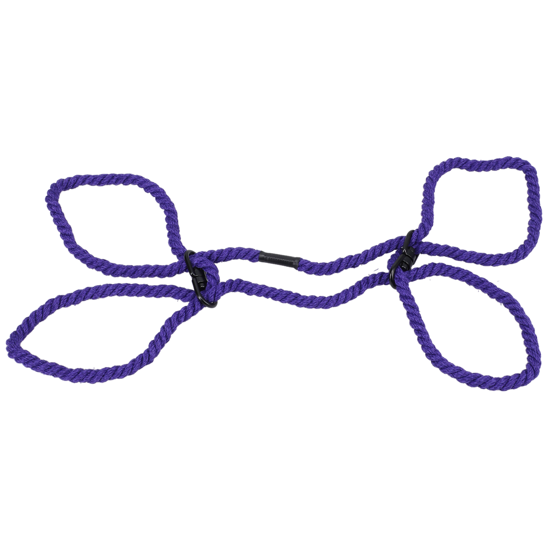 Restrict 6 mm Hanf-Fesseln in Lila – Sicher & bequem