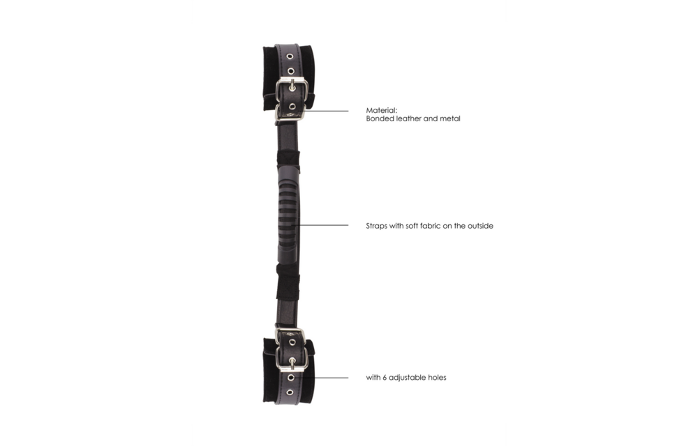 Bonded Leather Hand Cuffs with Handle