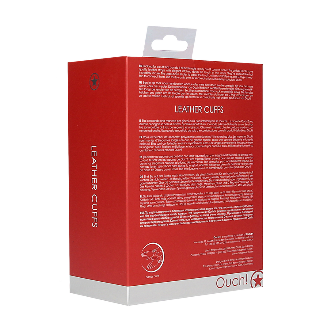 Leather Cuffs Ouch! – Sturdy, Stylish & Adjustable