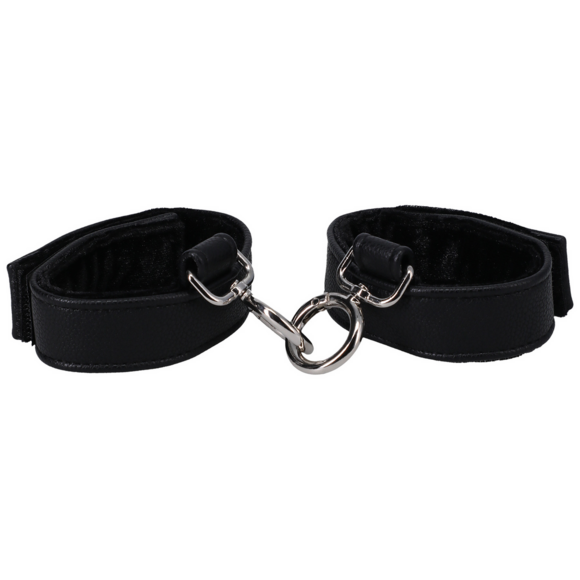 Vegan Leather Handcuffs With Velvet Comfort – Doc Johnson