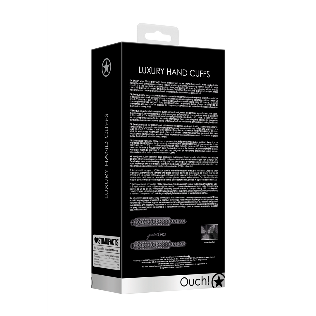 Stijlvolle & Comfortabele Handboeien Voor Bdsm – Ouch! By Shots