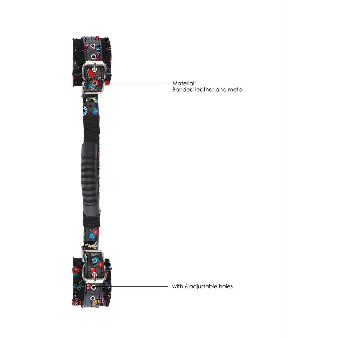 Bedrukte Handboeien Met Handvat | Comfort & Stevigheid