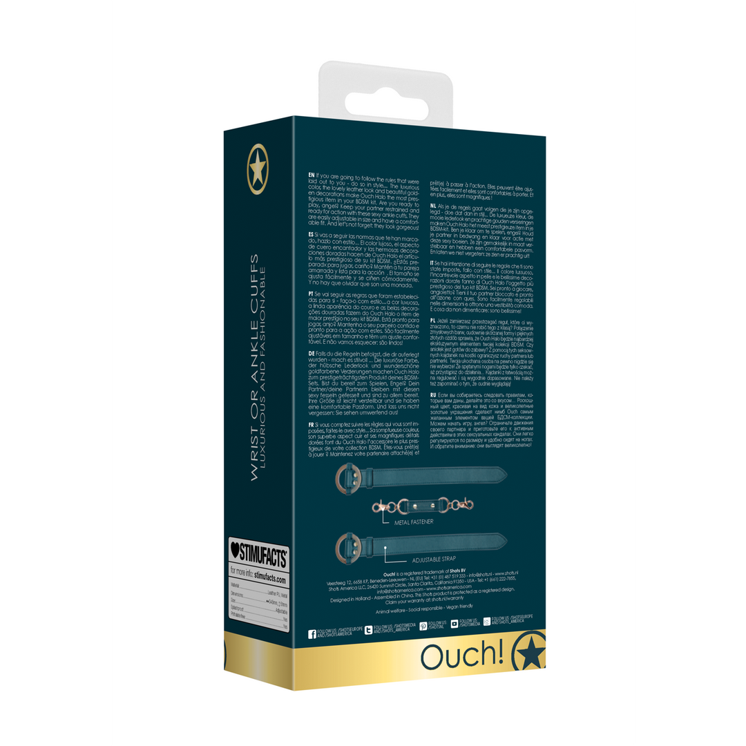 Pols- En Enkelboeien Ouch Halo – Luxe Bdsm Manchetten