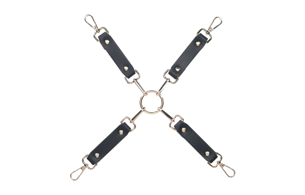 Milan Collectie Hogtie Zwart/Rood – Stijlvolle Bdsm Set