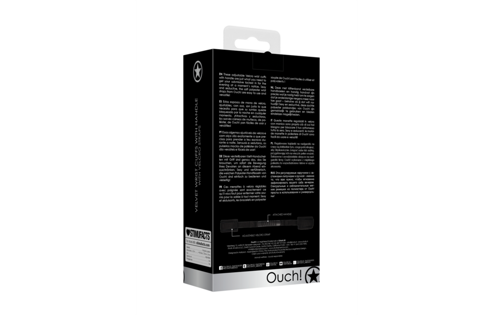 Verstellbare Handfesseln mit Griff