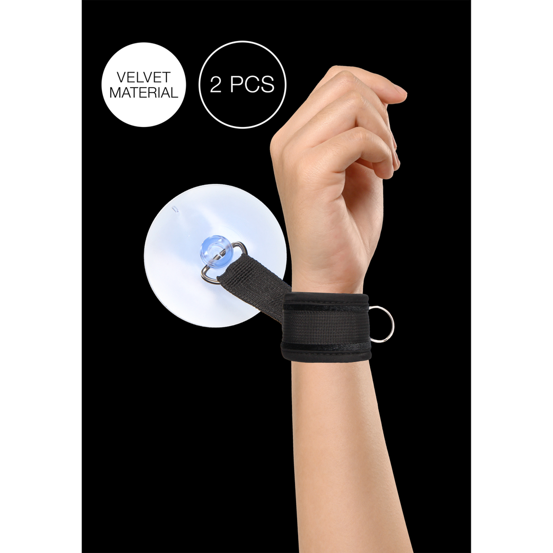 Verstellbare Saugknopf-Handschellen