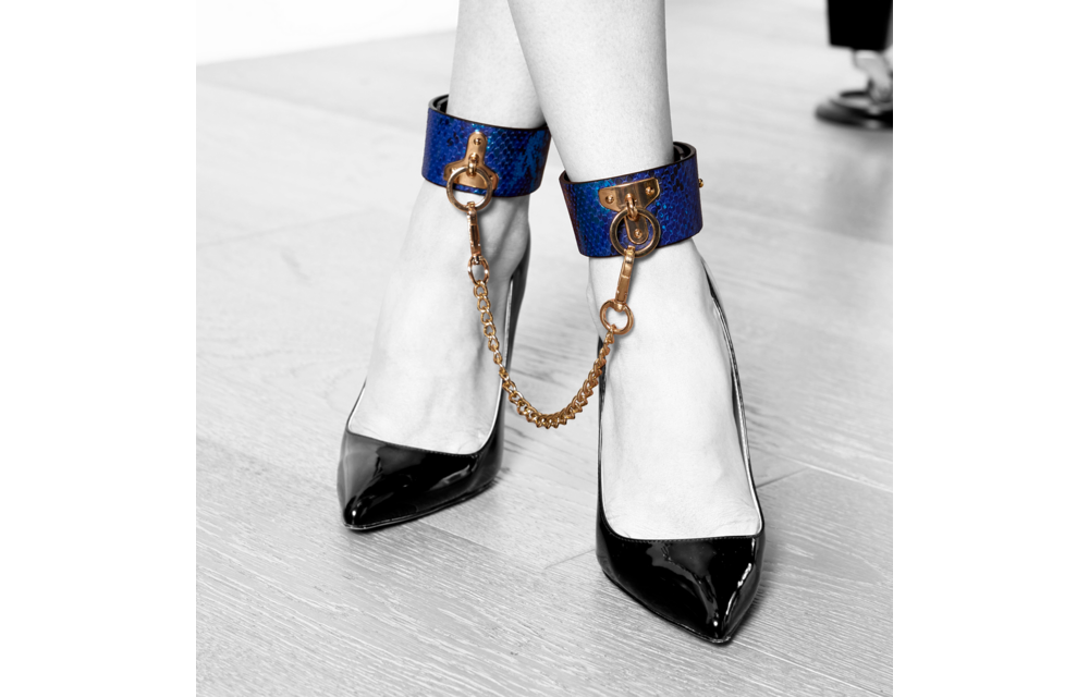 Florence Collectie - Beenmanchetten - Blauw