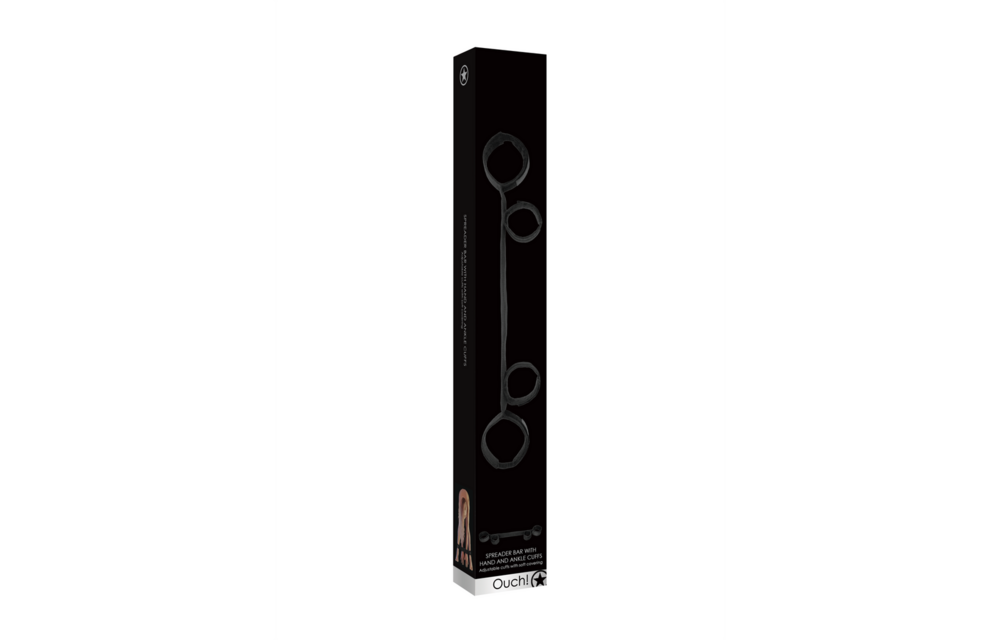 Spreader Bar with Hand and Ankle Cuffs