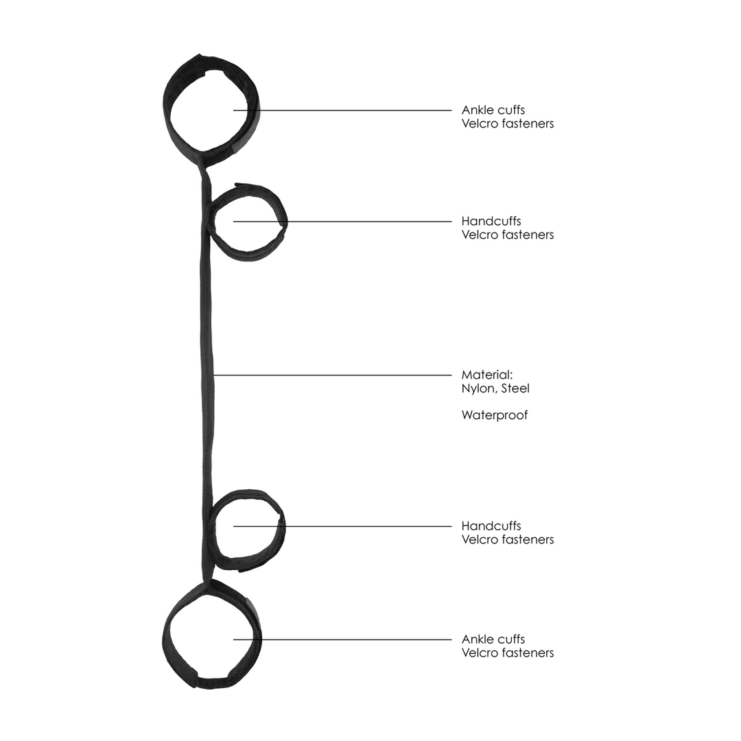 Spreader Bar met Hand- en Enkelboeien