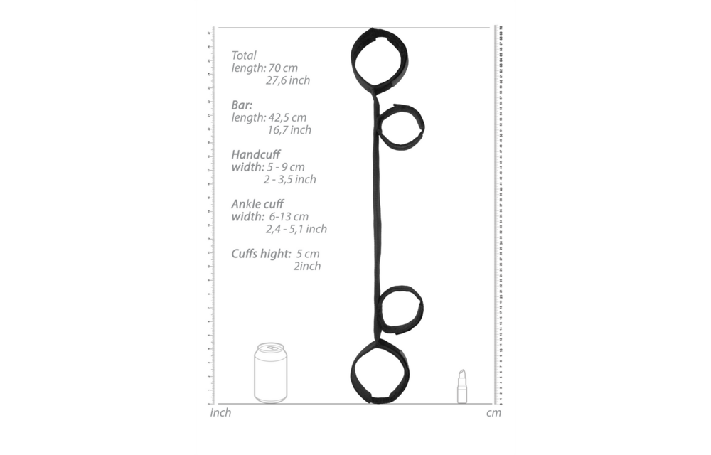Spreader Bar met Hand- en Enkelboeien