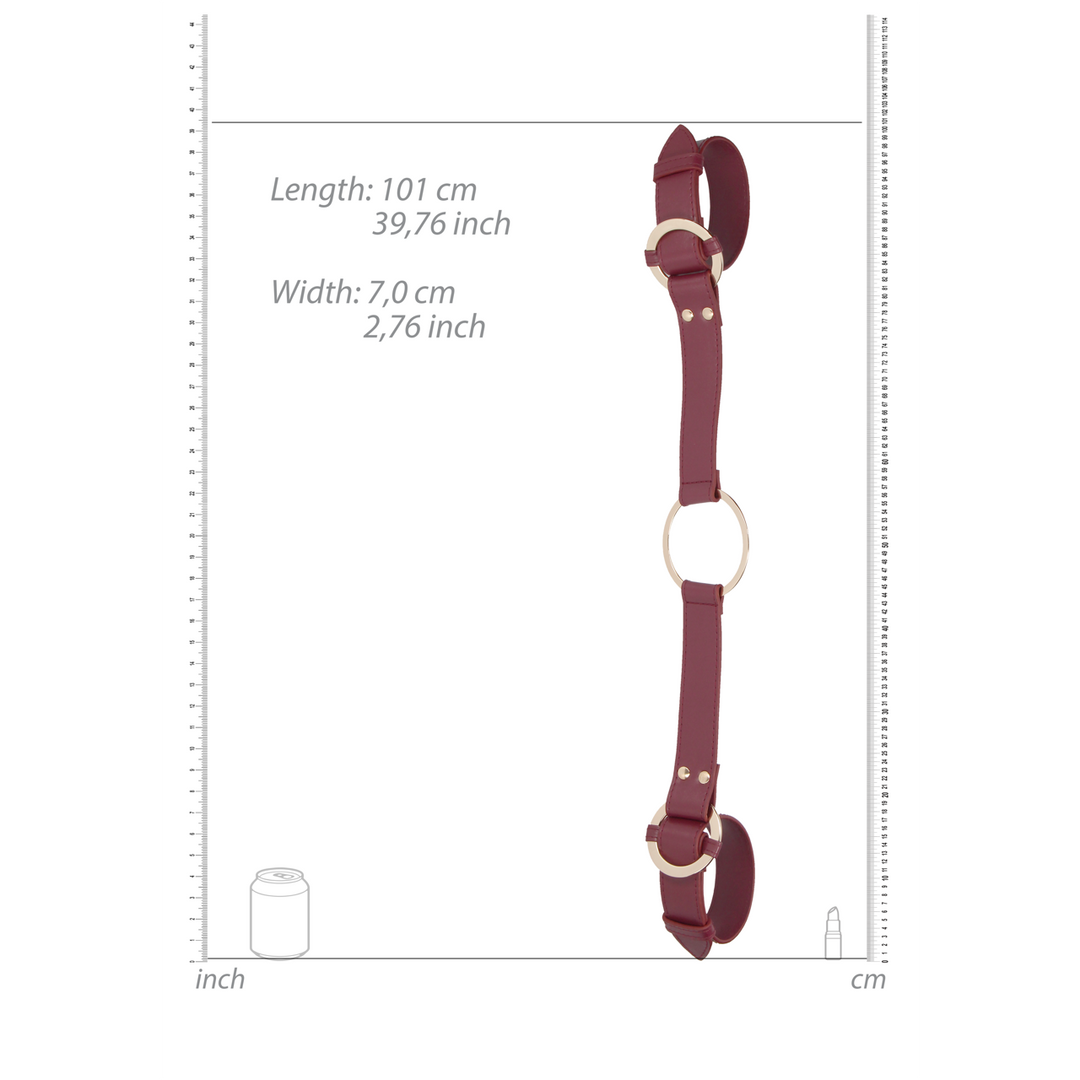 Handboei Met Connector – Luxe Lederlook & Gouden Details