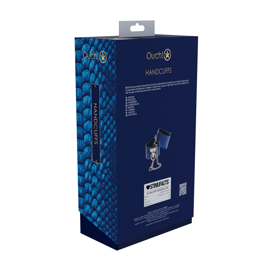 Florence Collection Handcuffs Blue – Stylish & Durable
