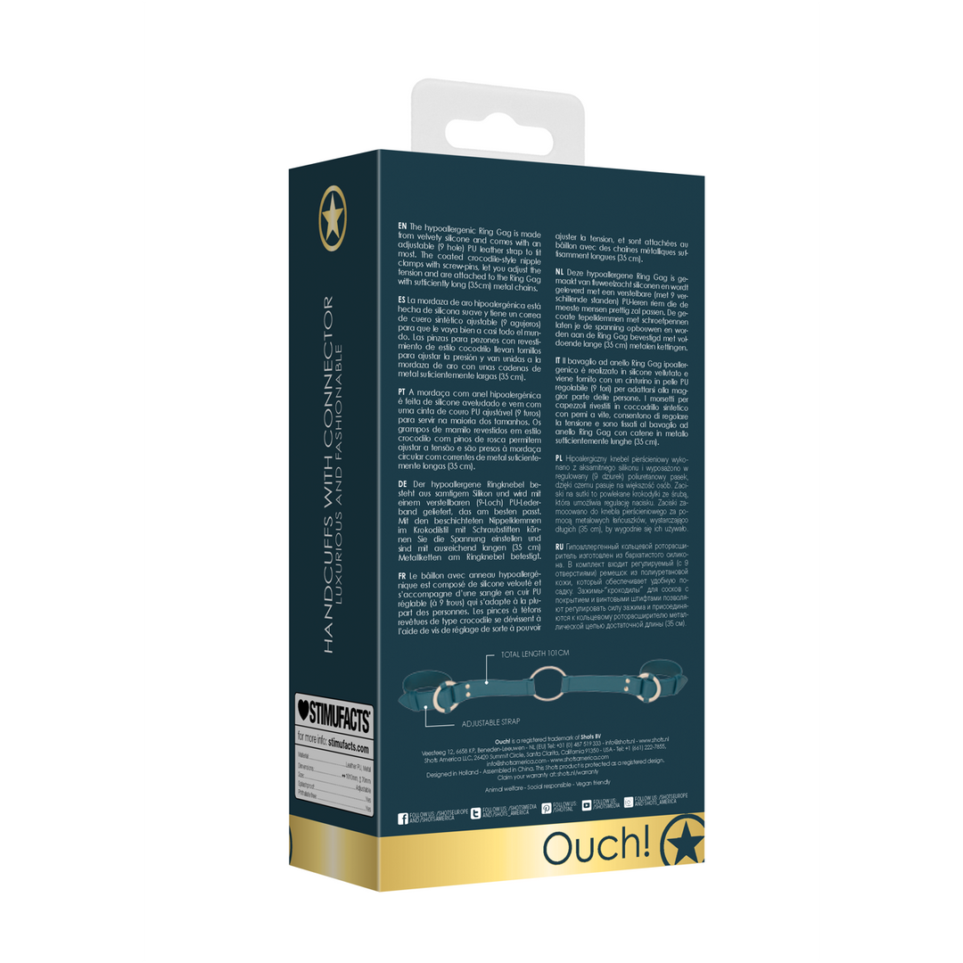 Handcuffs with Connector | Luxury Ouch Halo Cuffs – Safe & Stylish