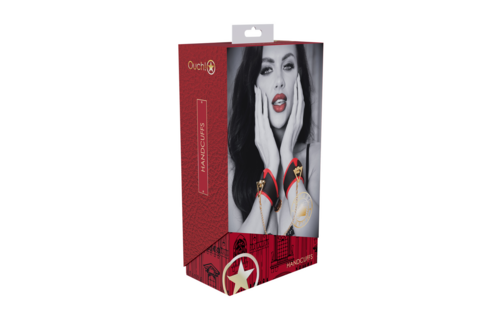 Milan Collection - Handfesseln - Schwarz/Rot