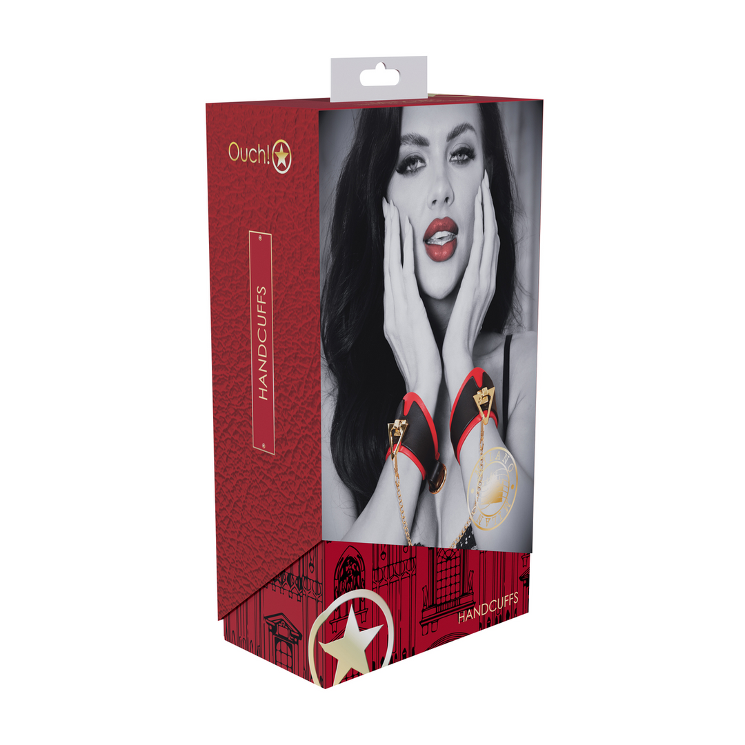 Milan Collection Handcuffs Black/Red – Safe & Comfortable