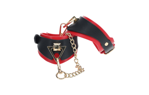 Milan Collection - Handfesseln - Schwarz/Rot