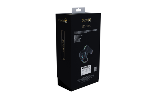 Venice Collection Ankle Cuffs Black – Stylish & Adjustable