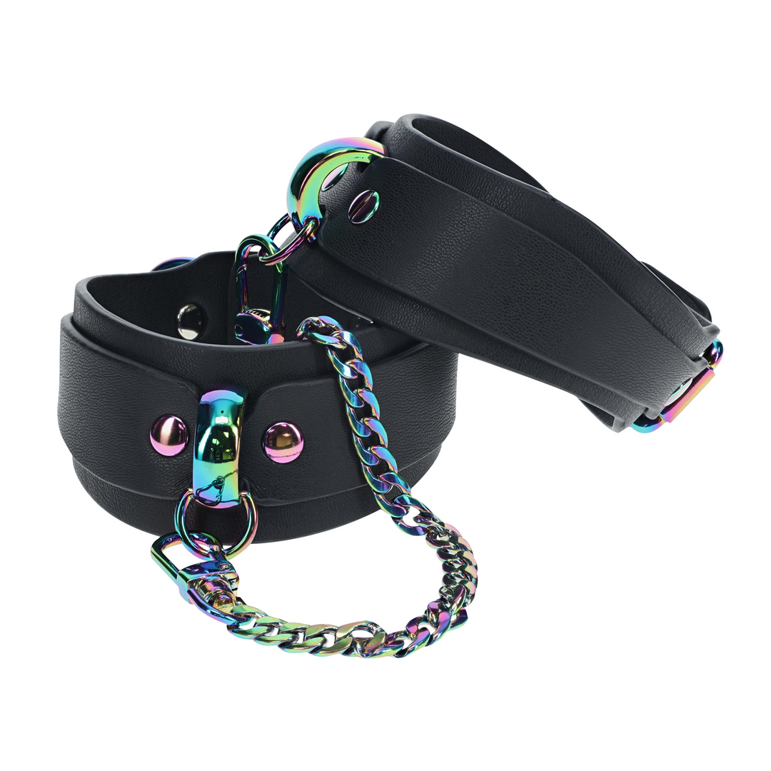 Venice Collection Ankle Cuffs Black – Stylish & Adjustable