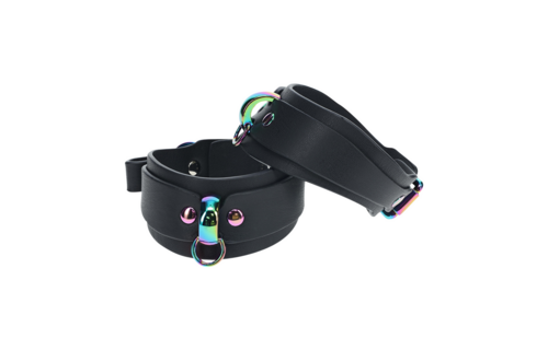 Venice Collection Ankle Cuffs Black – Stylish & Adjustable