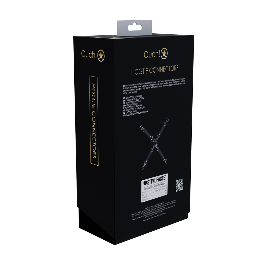 Venice Collectie Hogtie Connectors Zwart | Stijl & Stevigheid