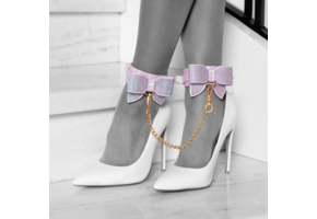 Paris Collection Pink Ankle Cuffs | Stylish & Adjustable