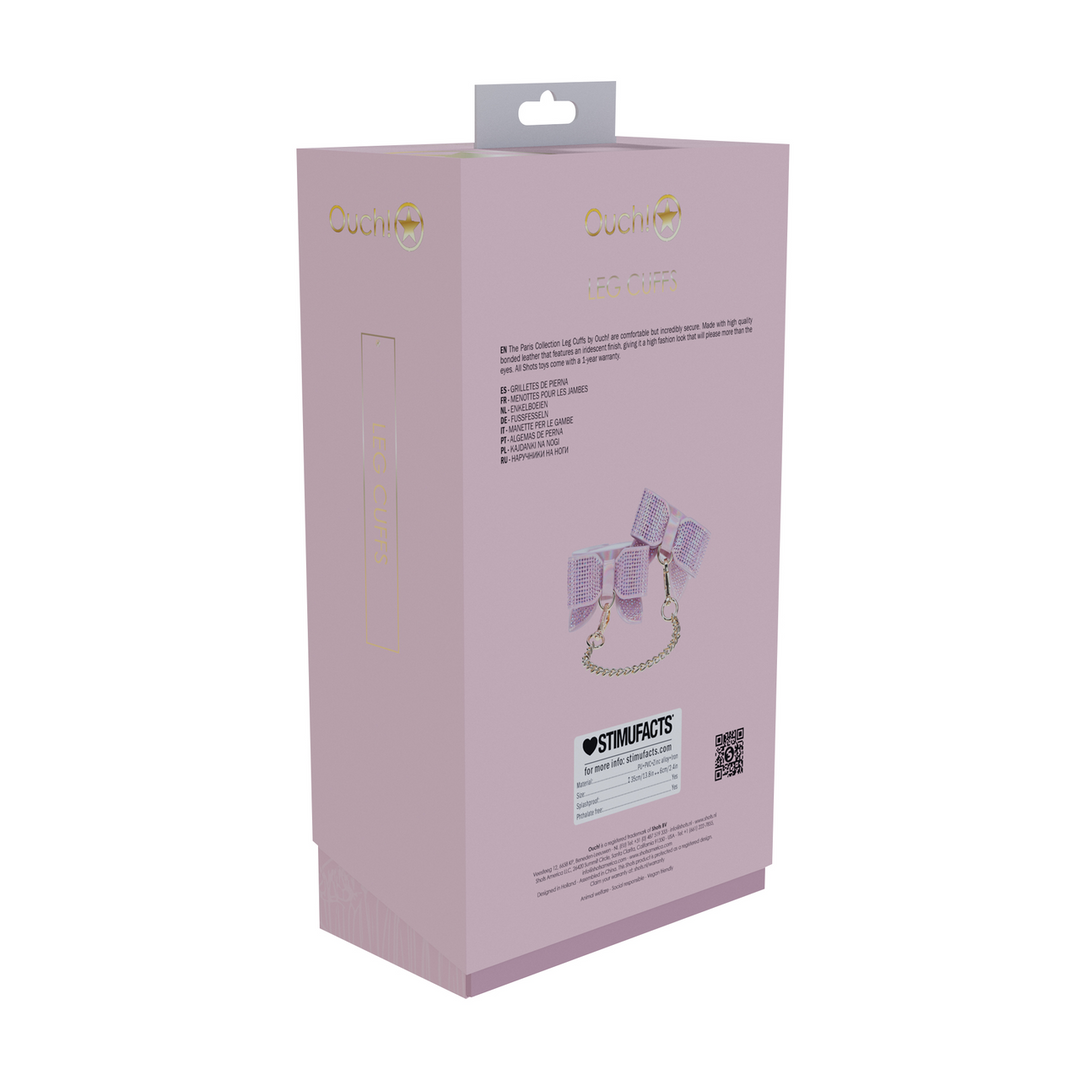 Paris Collection Fußfesseln in Rosa | Stilvoll & verstellbar
