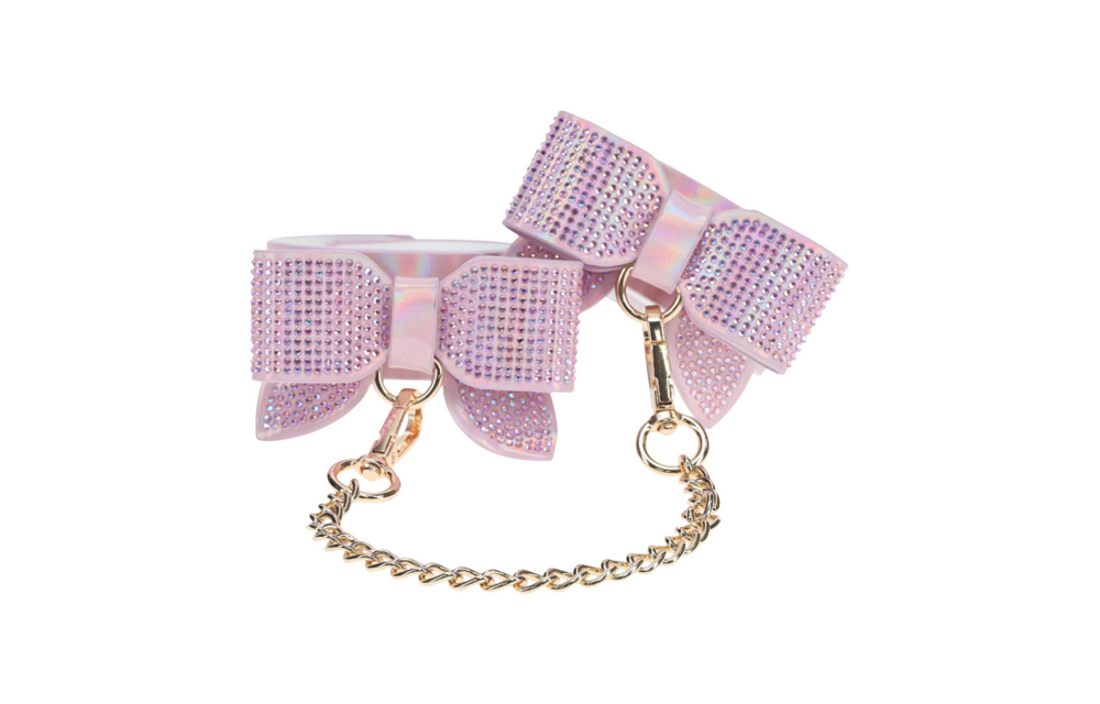 Paris Collection Pink Ankle Cuffs | Stylish & Adjustable