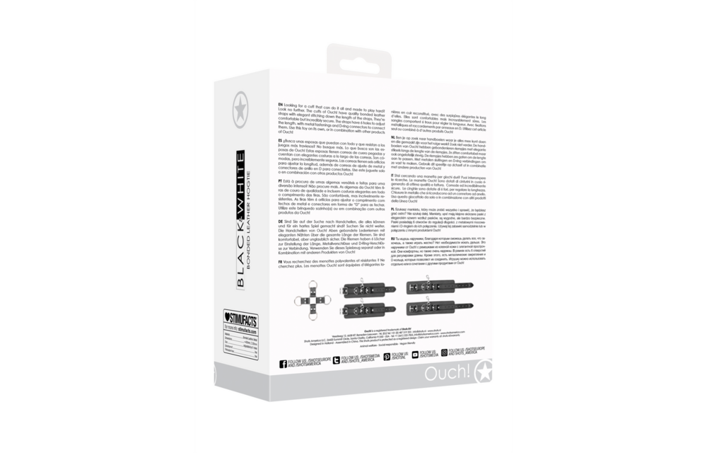 Gelijmd Leren Hogtie Met Hand- & Enkelboeien – Stevig & Comfortabel