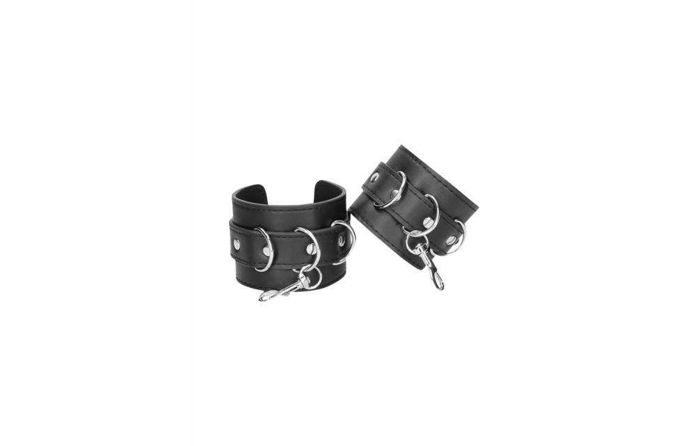 Gelijmd Leren Hogtie Met Hand- & Enkelboeien – Stevig & Comfortabel