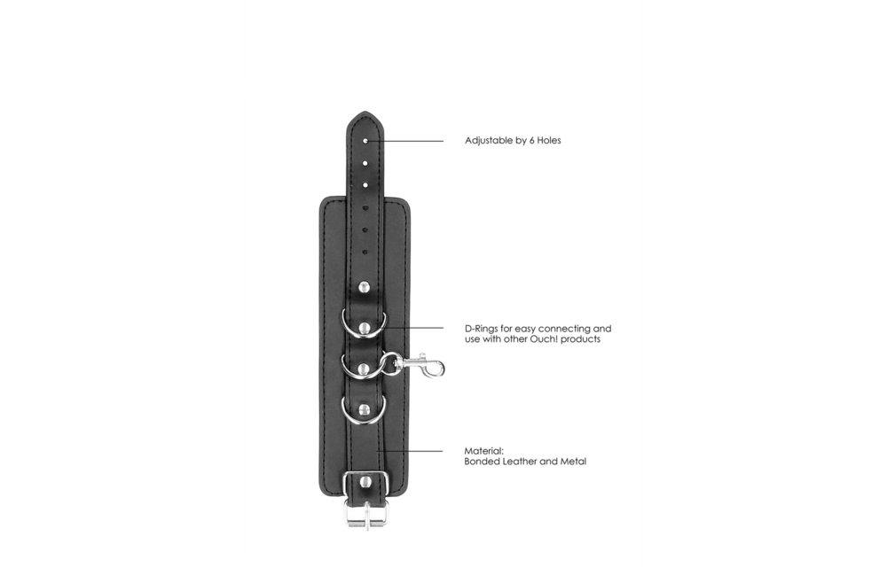 Glued Leather Hogtie With Hand & Ankle Cuffs – Sturdy & Comfortable