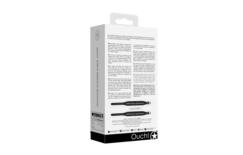 Diamantgenähte Fußfesseln | Verstellbares & sexy Accessoire