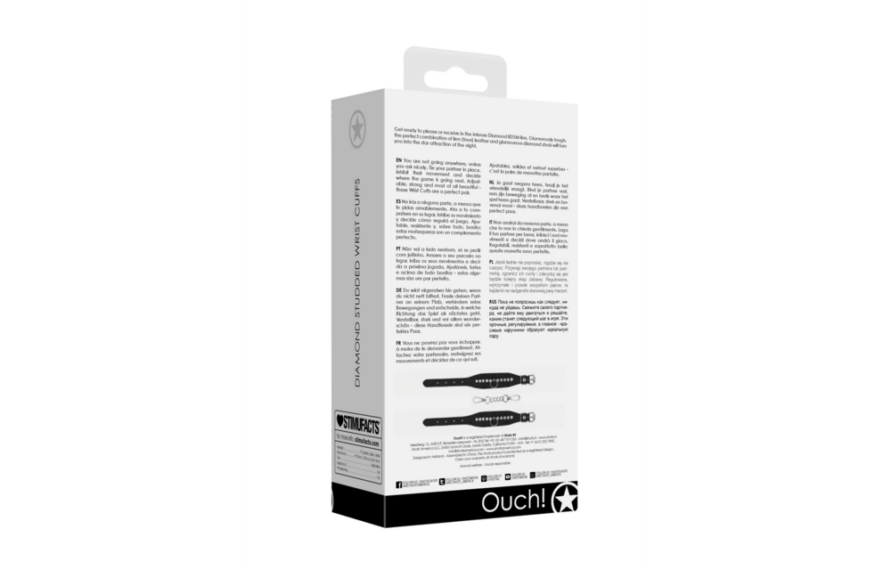 Diamantbesetzte Handgelenkmanschetten