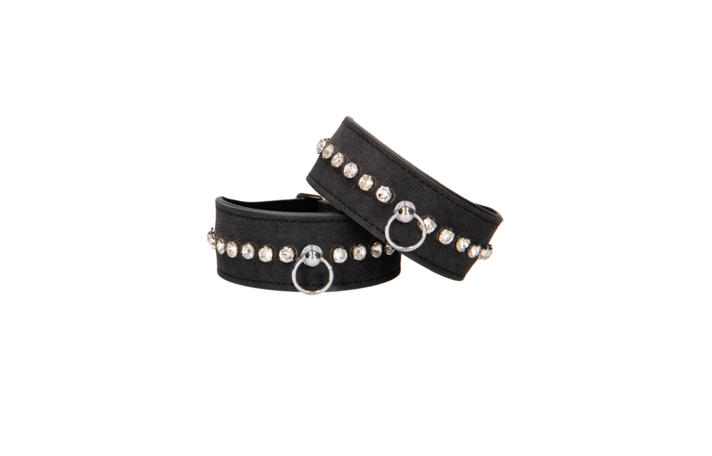 Diamond-stitched Wristbands | Stylish Adjustable Handcuffs