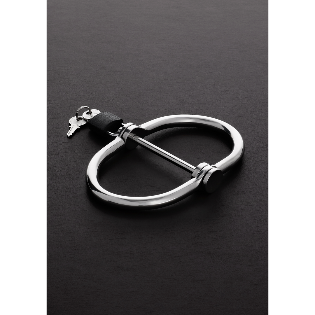 Stainless Steel D-Handcuffs | Durable & Safe Steel By Shots