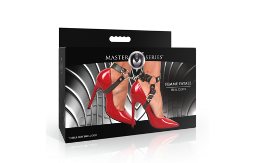 Femme Fatale Hakmanchetten Zwart/Rood - Stoer & Veganistisch