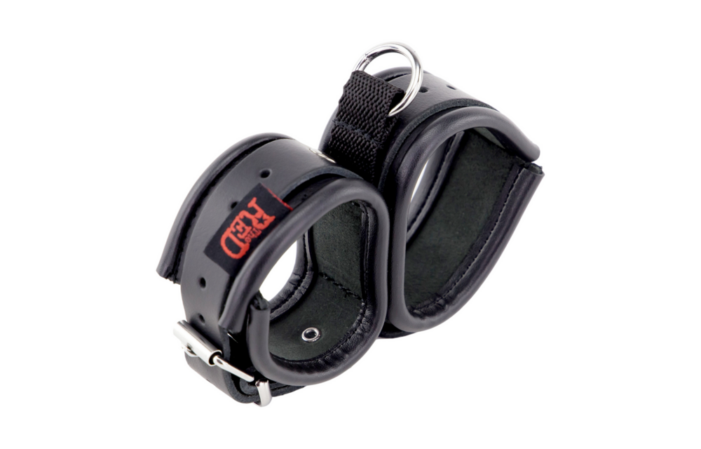 Leather Double Handcuffs Black - Stylish & Durable