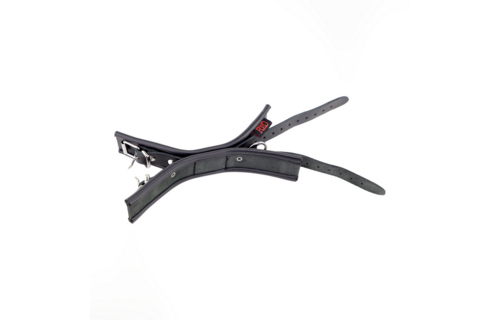 Leather Double Handcuffs - Black