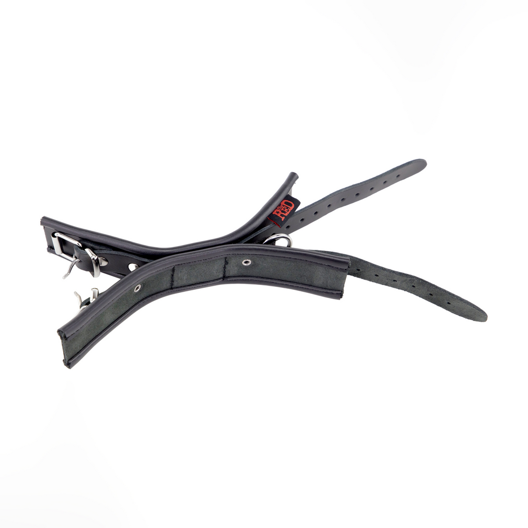 Leather Double Handcuffs Black - Stylish & Durable