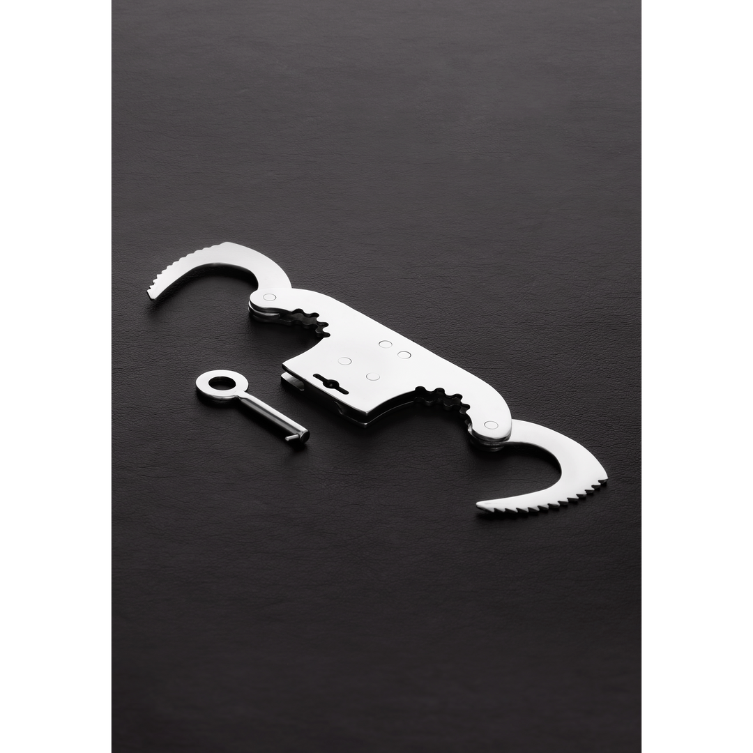 Stainless Steel Thumb Cuffs – Compact & Sturdy Steel By Shots