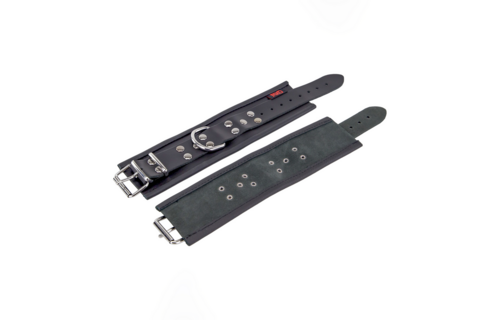 Leather Handcuffs Black – Comfort & Excitement From Red Leather