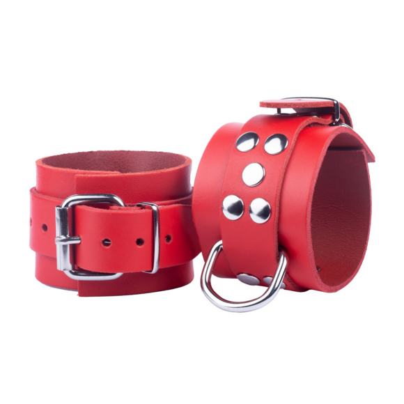 Ultra Leren Handboeien Rood – Stevig & Stijlvol Sm-Accessoire