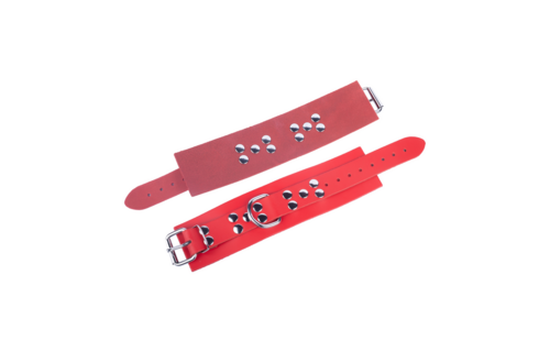 Ultra Leren Handboeien Rood – Stevig & Stijlvol Sm-Accessoire